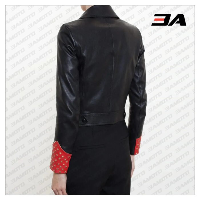 Studded Biker Leather Jacket